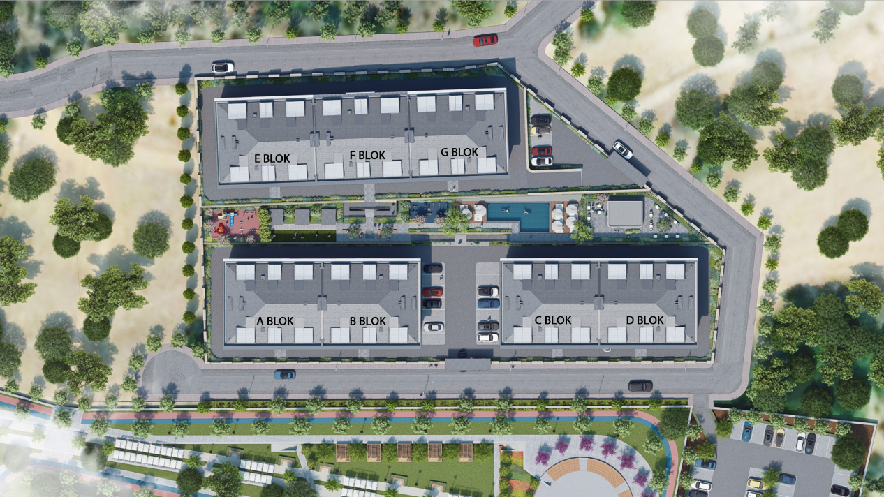Blok yerleşimi - plan